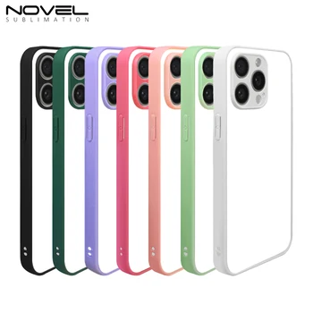 New Arrival Camera Protection Blanks 2D TPU Color Sublimation Phone Cases Shell Covers for iPhone 15 14 13 12 11 Pro Max