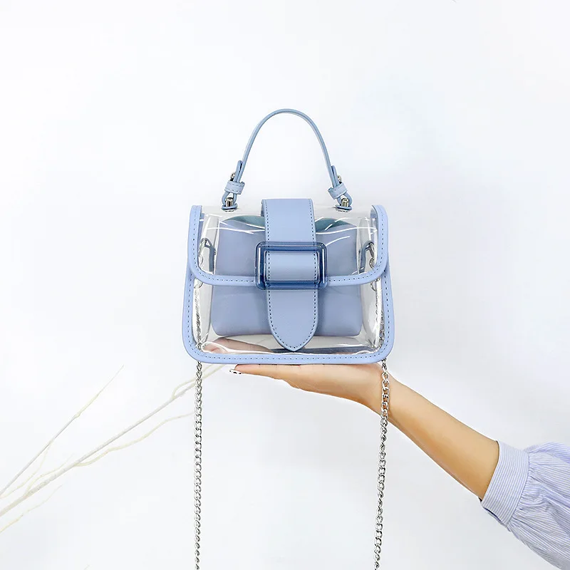 New 2021 Trend Transparent Clear Jelly Acrylic Box Handbag For