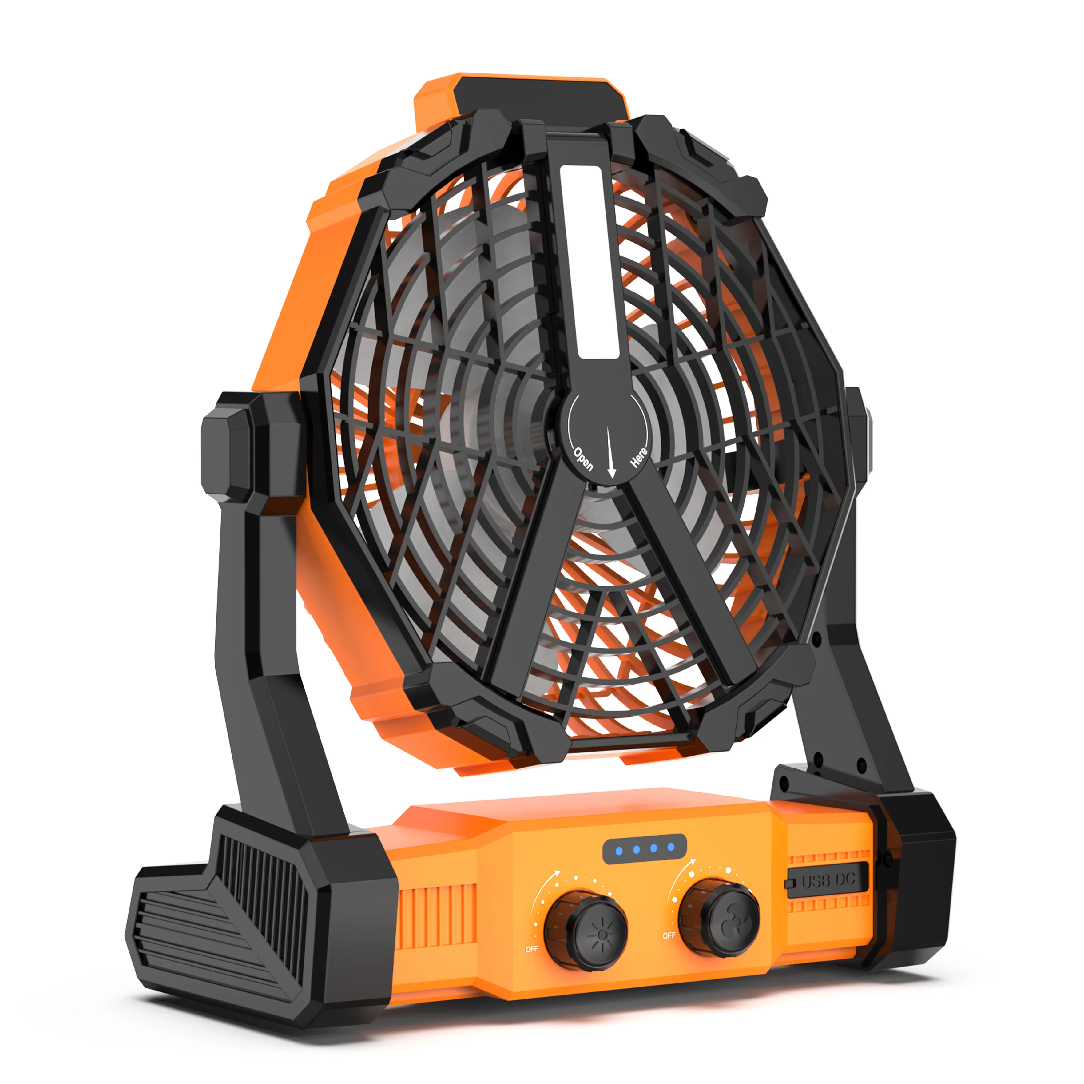 Usb Movable Portable Rechargeable Fan F900 Working Adjustable Speed