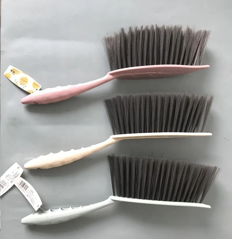 Jy1513 Household Soft Bristle Leaf Shaped Plastic Bed Dust Brush Buy