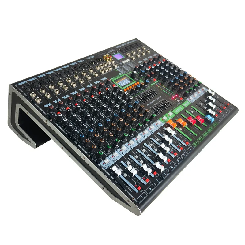 GBUB PMA802FX - 8 Channel Dual Grouping Audio Mixer Console