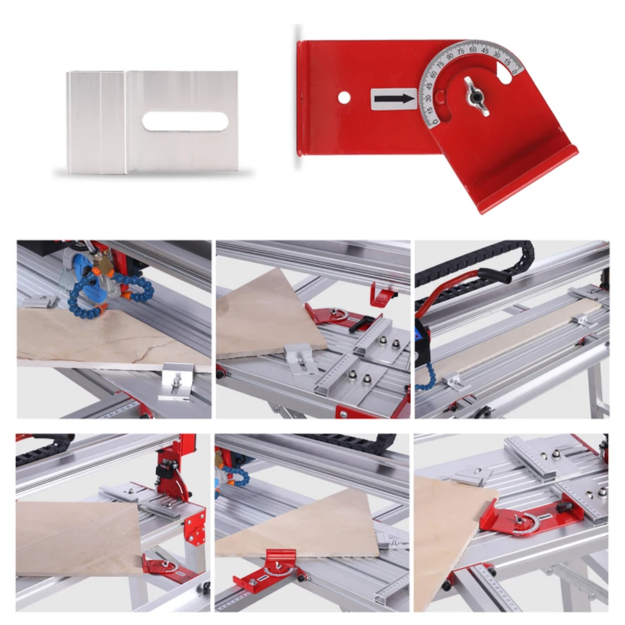 Fully Automatic 45 Degree Rock Slab Marble Material Cutting Machine Desktop Electric Waterjet Tile Cutting Machine