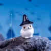 White Standing Owl