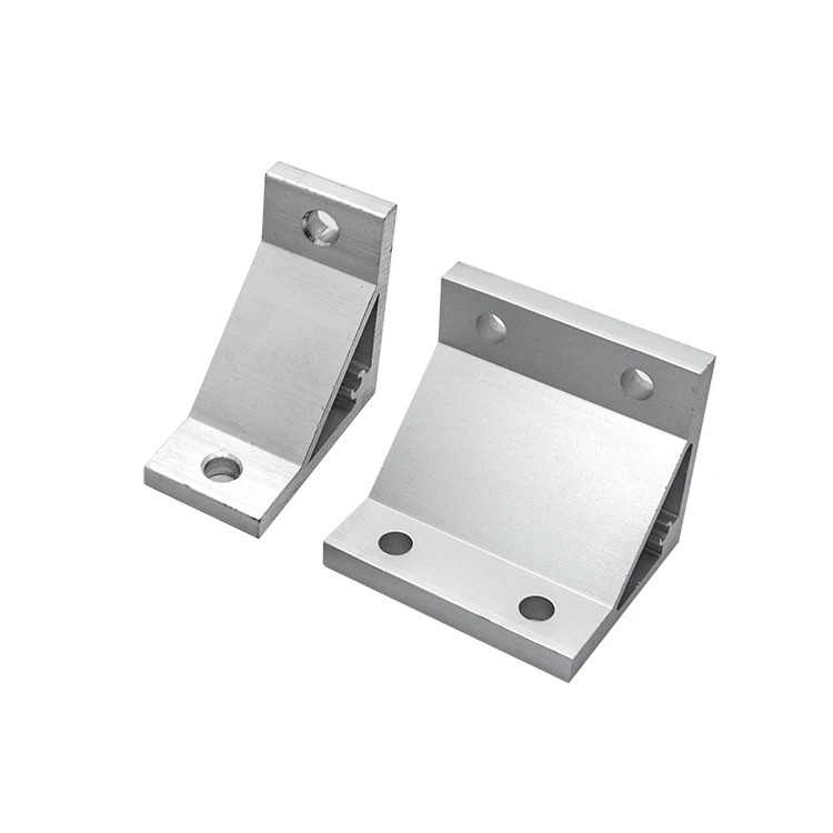 60 Mataas na Pahalang na Aluminum na Corner Code na Bahagi sa Pag-aayos, Mga Kagamitan sa Aluminum Profile, Bahagi ng Koneksyon sa Sulok ng Braket