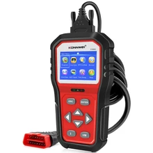 LR AUTO KW860 OBD2 Car Scan Diagnostic Tool Win 7/8/10 XP Free Print Auto Car Code Reader OBDII Scanner Battery Voltage Tester