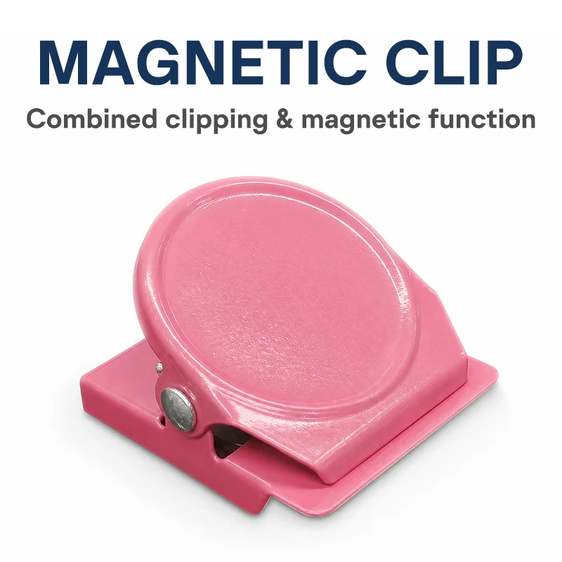 Colorful Magnetic Paper Clip for fridge, whiteboard & locker, ideal home office & gift store organizer