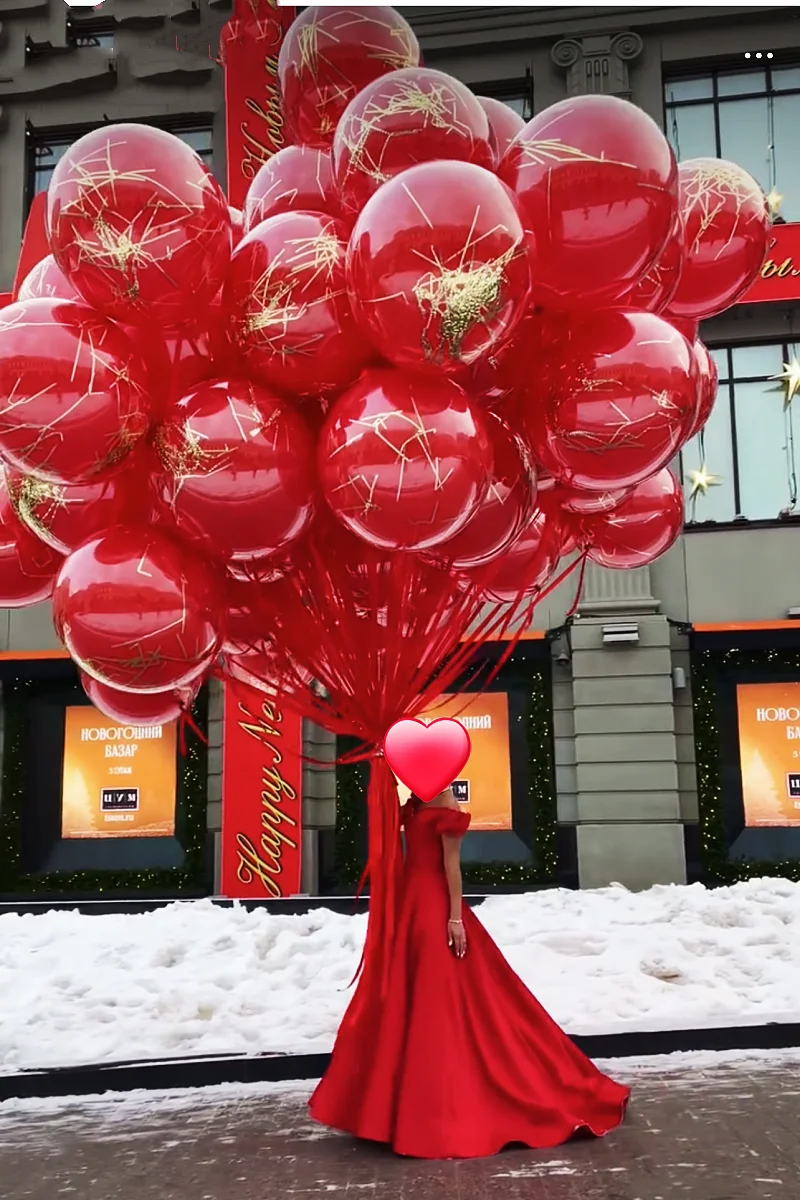 New Customize Double  Balloon  Design Bo Bo Balloon With Confetti and Gold Foil  Big Size clear Bobo With butterfly