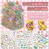 Pegatinas de paisajismo 3D súper grandes [Castillo de diversión en la nube 1]