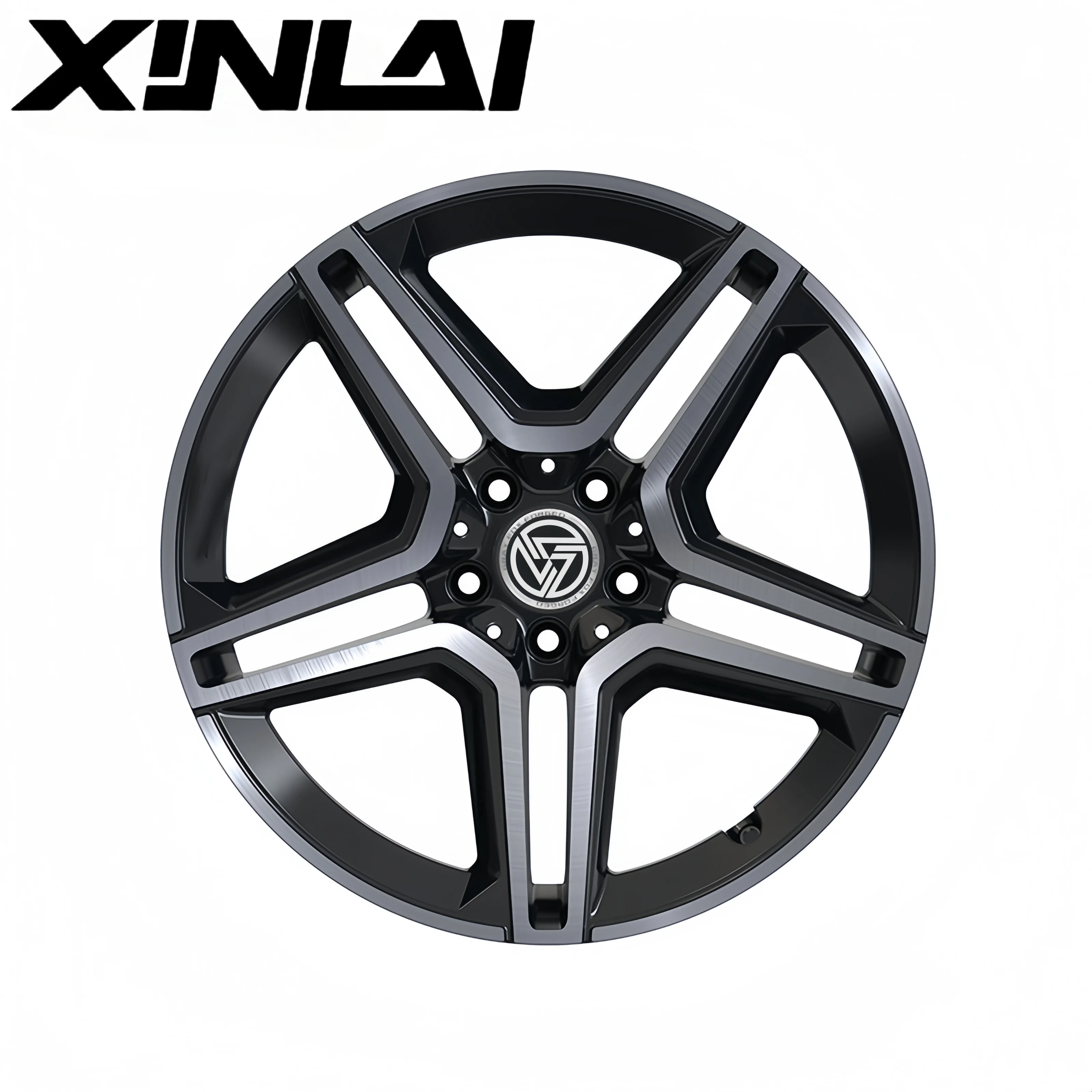 XINLAI Concave Matte Black Forged Wheels Custom 5X120 5X114.3 5X112 Sizes 18-22 for Passenger Cars for Mercedes Aluminium Alloy - Image 3