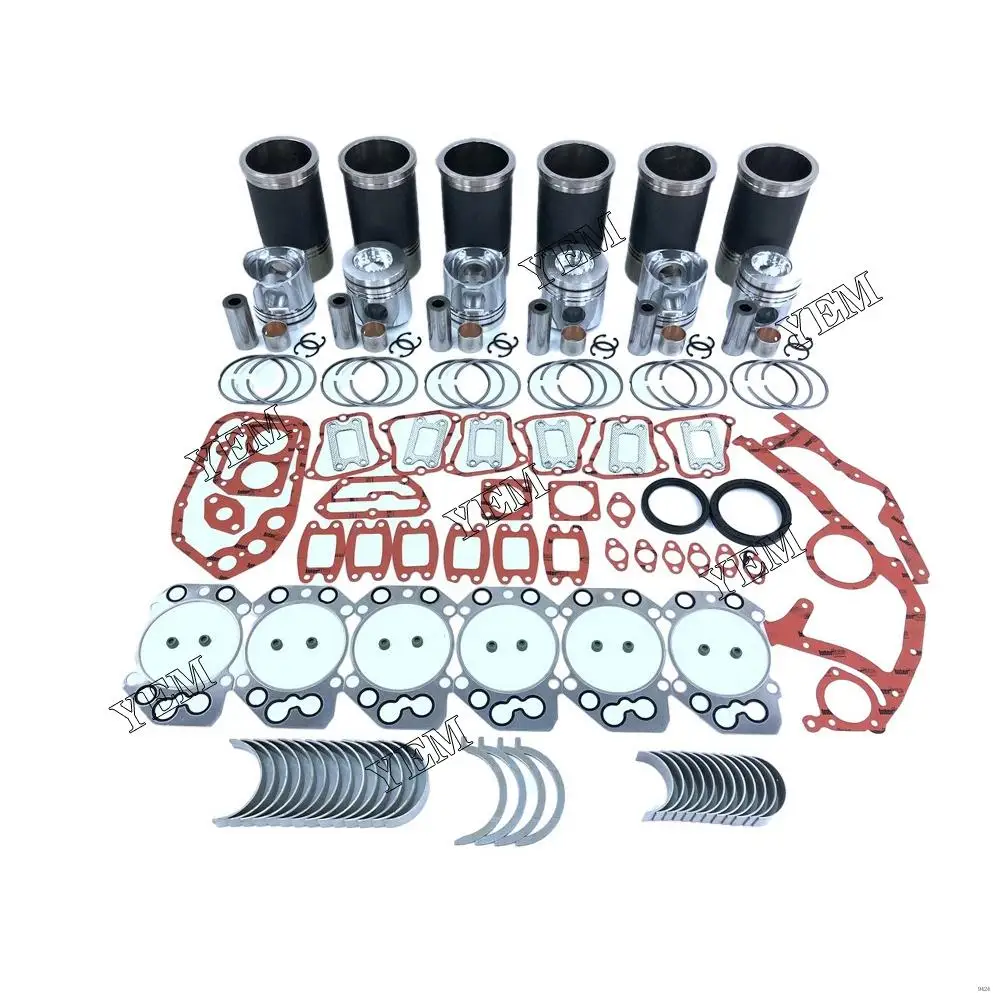 Wholesale Aftermarket R944 Rebuild Kit With Piston Ring Liner Cylinder Gaskets Piston Bearings for Liebherr