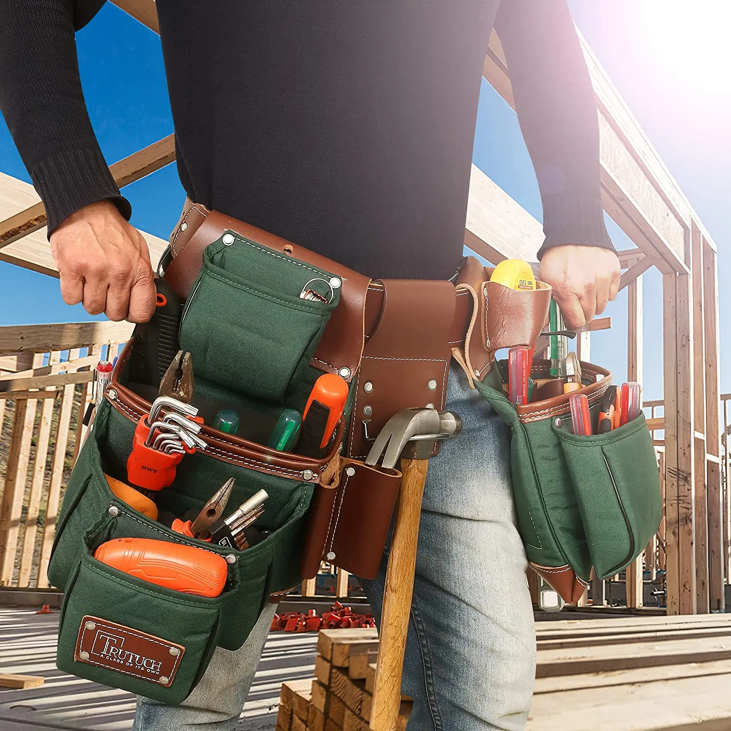 Pocket Carpenter Belt Leather Quick-Release – Pockets Carpenter