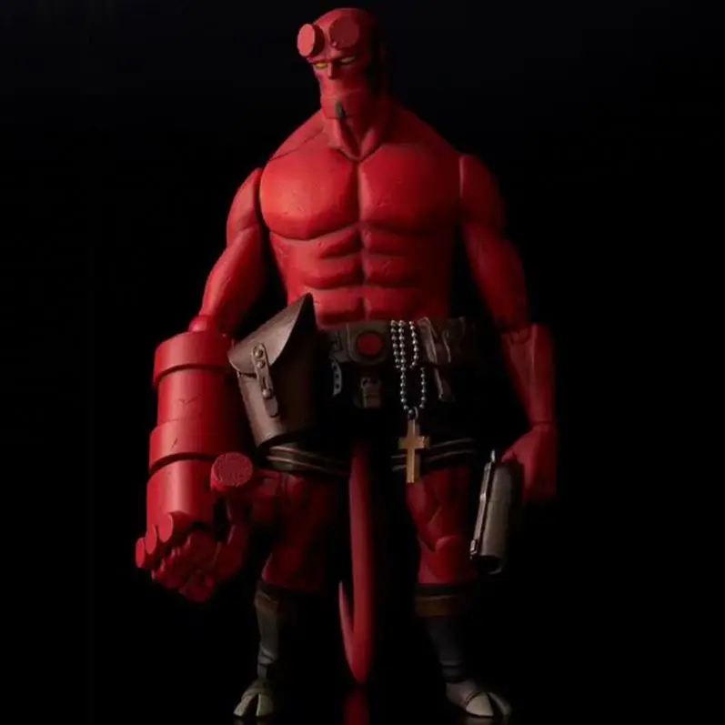 Thousand Value Practice Hellboy   Boy 1/12 Cloth  Joints Can Move Doll Figurines Model Action Figures  Gifts