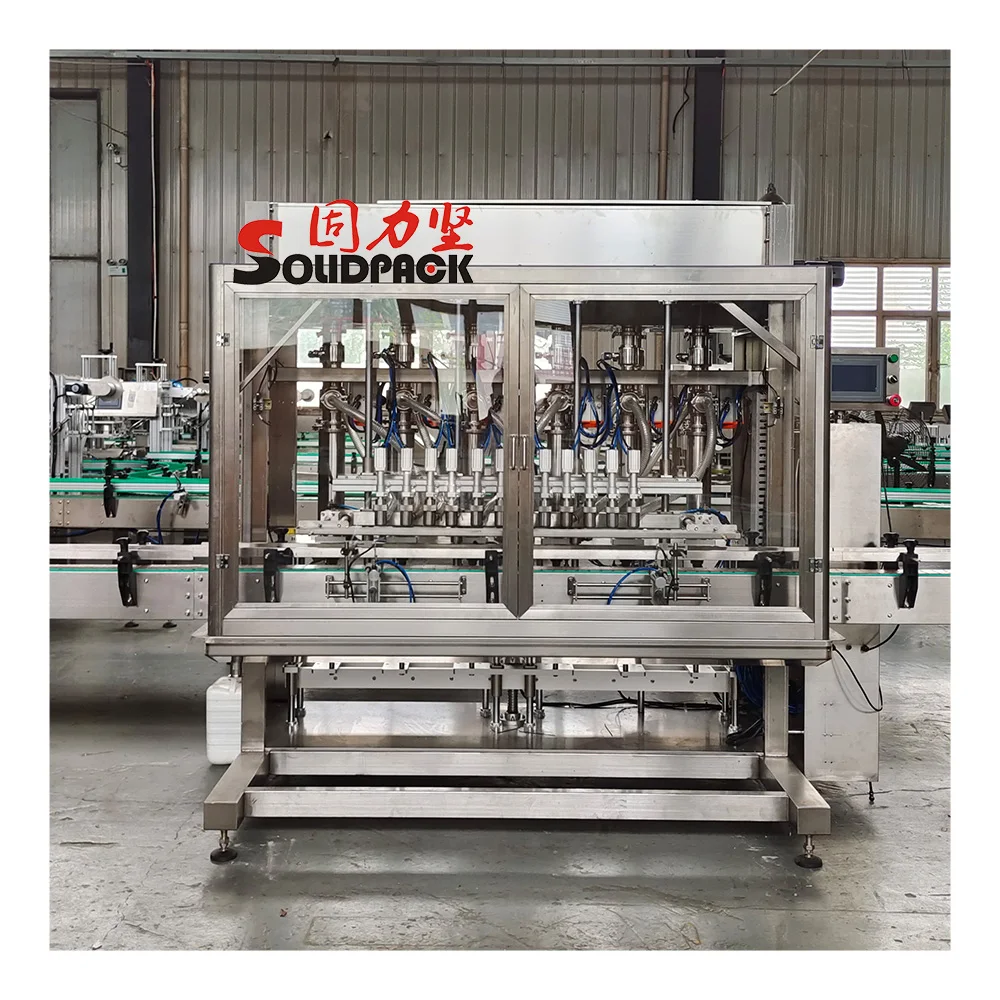 Solidpack New Product Fully Automatic Factory Gel Fuel Filling Machine with Feeder
