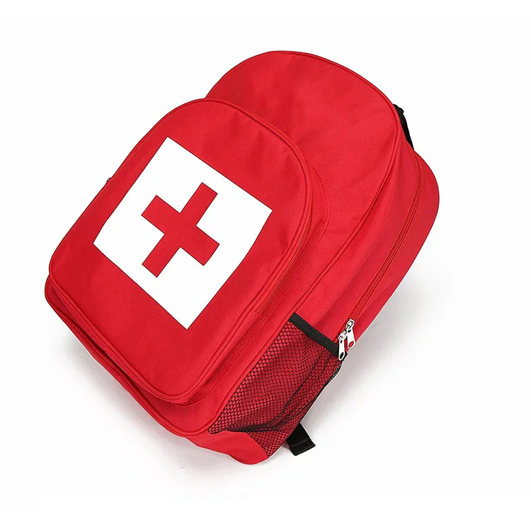 Trauma Bag Red Medical Emergency Treatment Backpack Earthquake First Aid Kits Backpack details