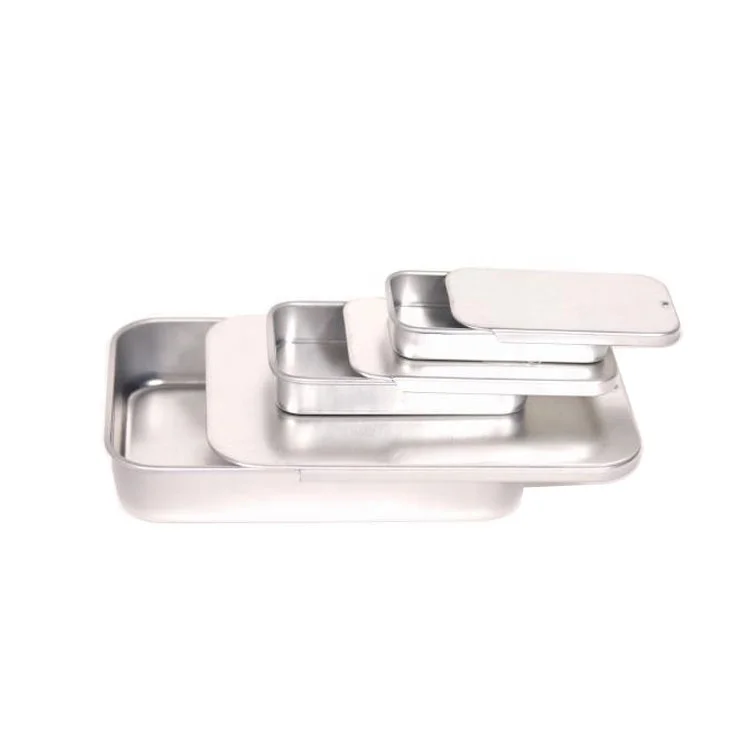 Sliding Lid Mint Tin case Chewing Gum Box with Key Chain 60X35X12 mm