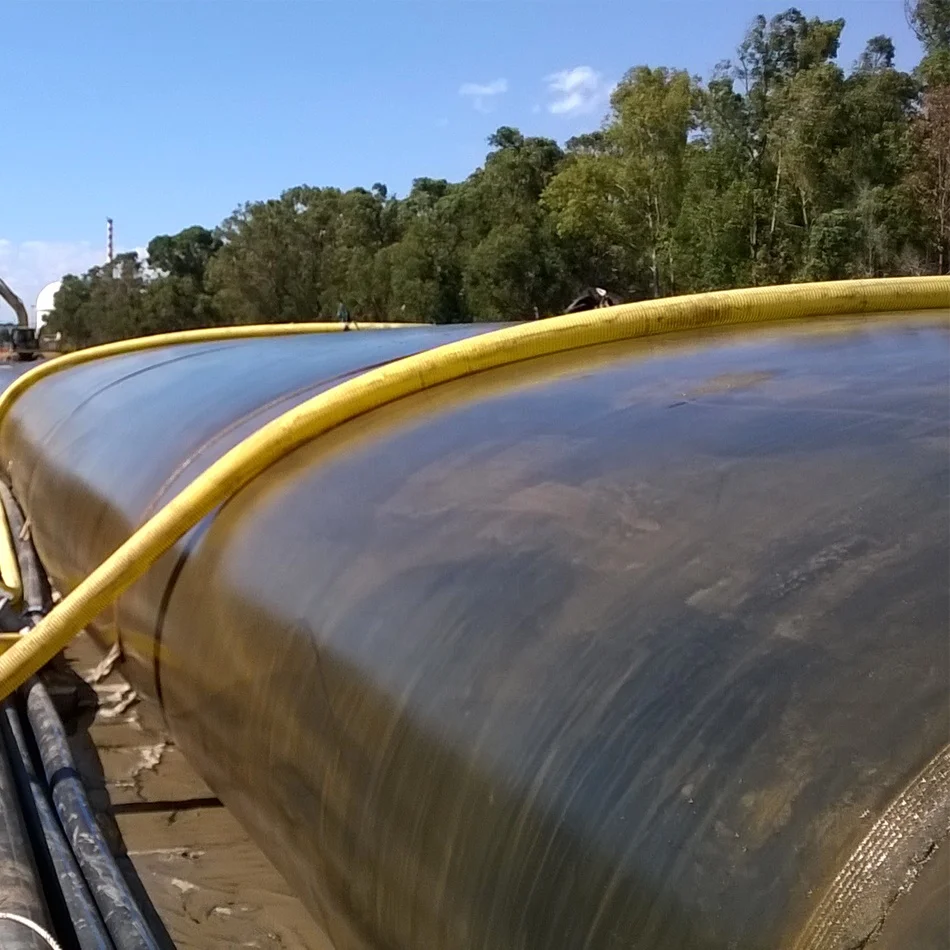PP Woven Geotextile Tubes for Flood Control  Waste Control Water Geobag Dam Sludge Dewatering Geo Tubes
