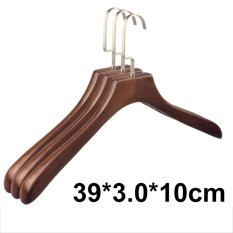 Vintage Retro Wooden Suit Hangers - Durable Clothes Hanger Rack