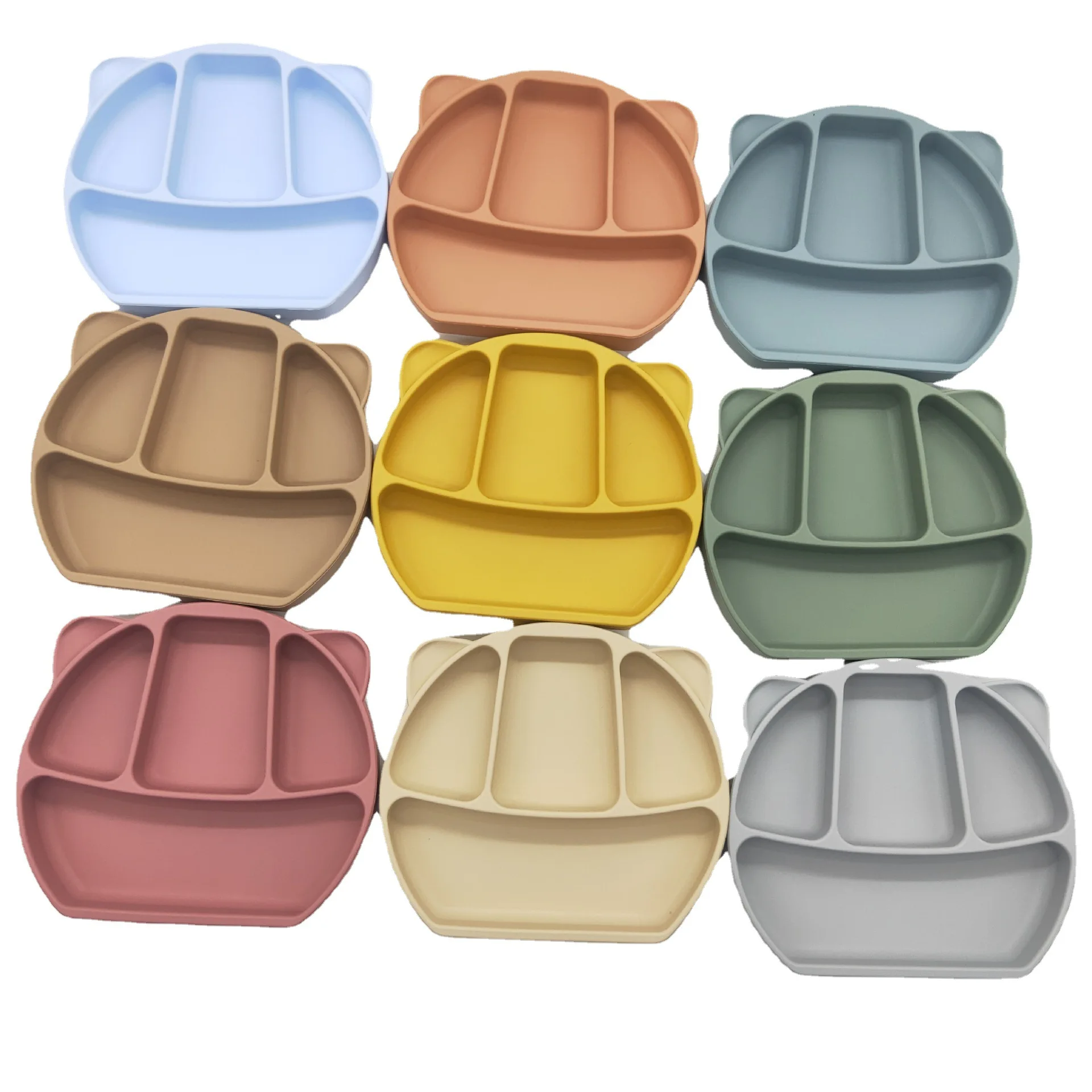 Baby Led Weaning Supplies Baby Feeding Set Silicone Suction Bowls