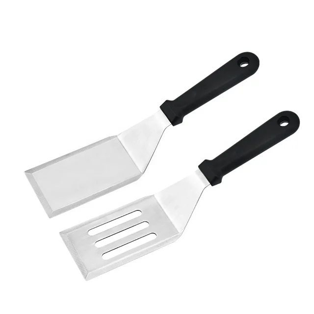 Multipurpose stainless steel frying spatula Pan Frying fish spatula Cooking spatula Grilling tool with PP handle