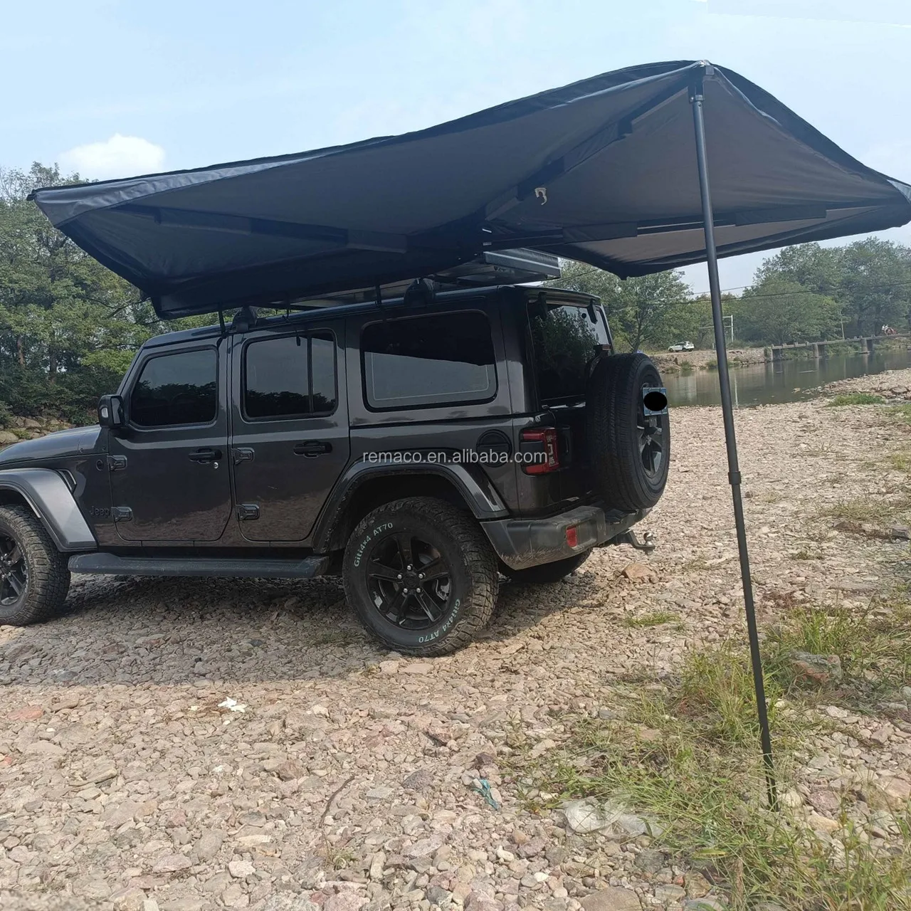 Remaco Outdoor Camping 270 Degrees Free Standing Foxwing Awning,Car ...