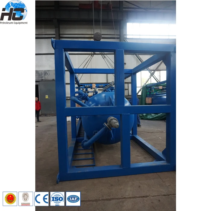 
High-level and low-level alarm system nitrogen gas buffer tank pressure vessel / gas buffer tank lab 