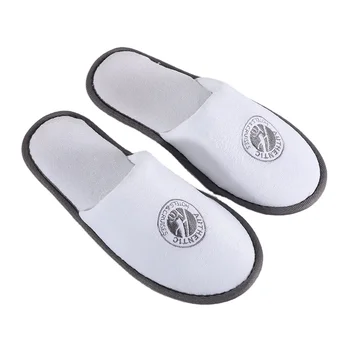 Closed Toe Hotel Slippers Hotel Spa Rubber Slippers Indoor Slippers