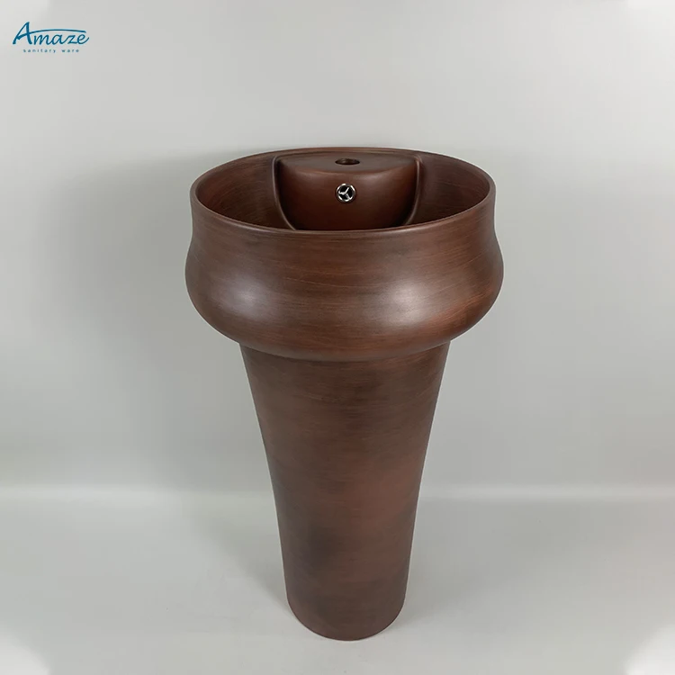 Wholesale high end quality lavabo countertop design pedestal wash basin ceramic sink factory