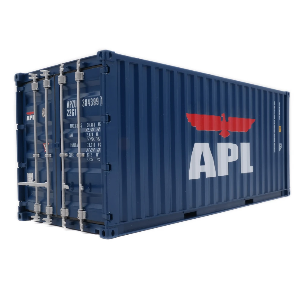 【A】30cm 1:20 Apl shipping line 20GP shipping container scale model container scale model O.A.S ship model