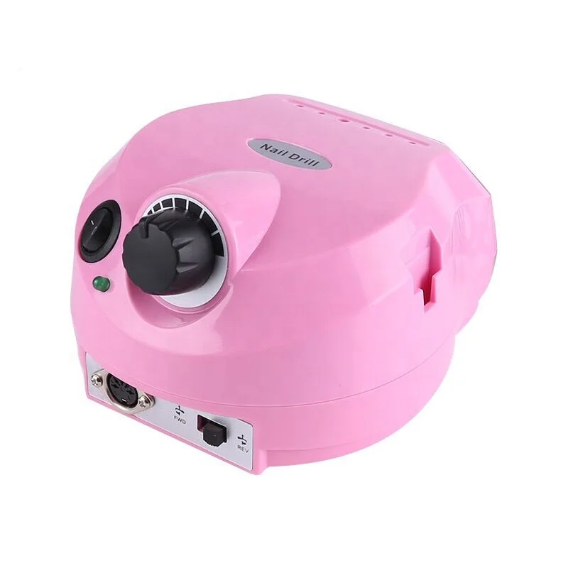 2021 горячая Распродажа перезаряжаемый розовый набор фрез для маникюра 35000 об/мин 65 Вт УФ-лампа для гель-лака для ногтей электрическая фреза для ногтей 35000