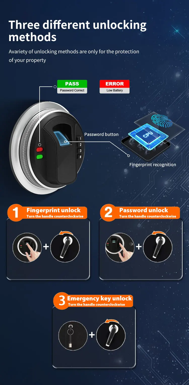 CEQSAFE American Home Used Hidden Biometric Gun Safe Cabinet Digital Storage Safe Box supplier