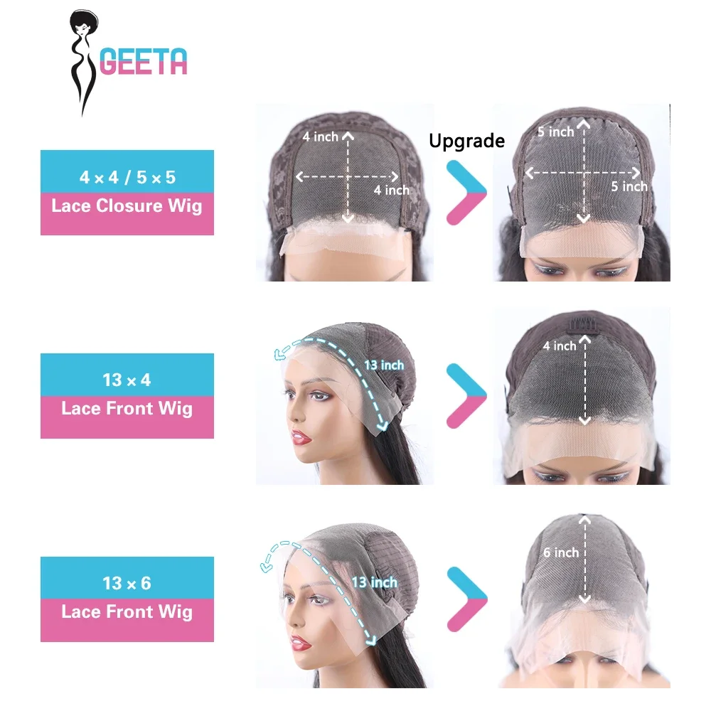 Rötlich braune Body Wave Echthaar Lace Front Perücke 30 Zoll Glueless Closure Perücke_voghion.com