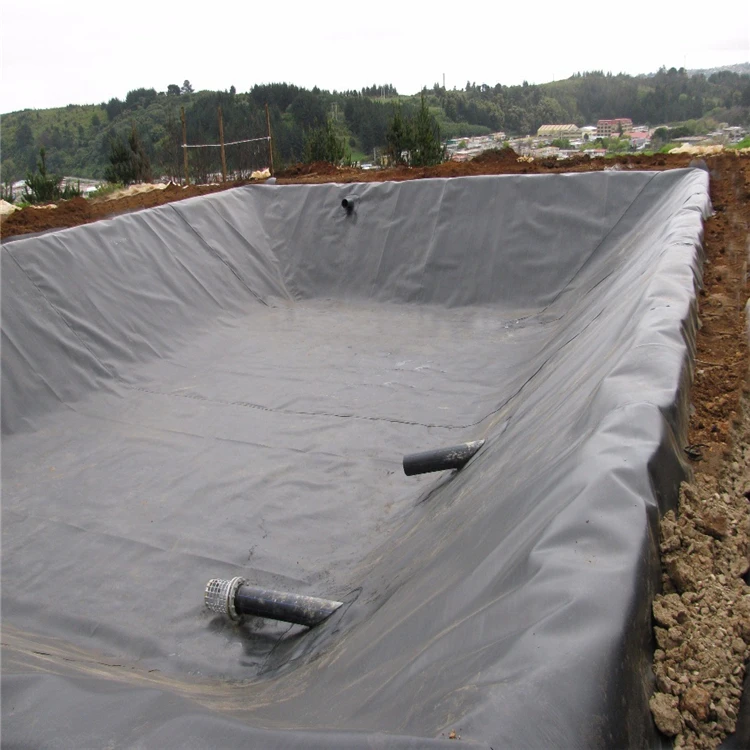 Reinforced Heavy Pond Liner HDPE Geomembrane for Fish Farming in Thailand