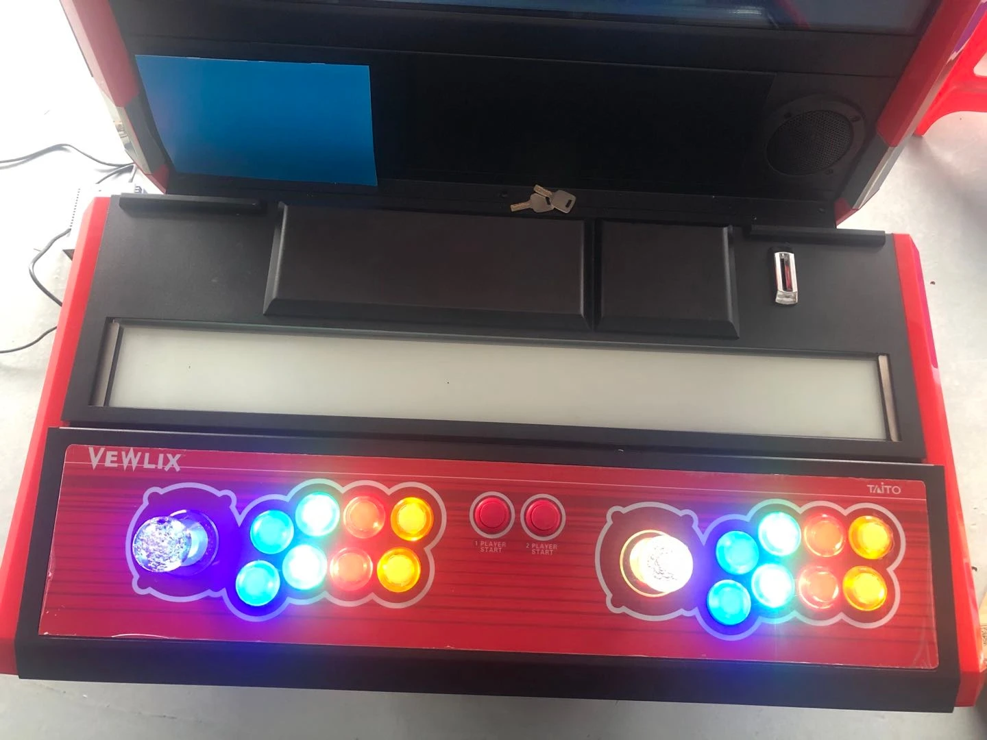 플레이펀 공장 직판 코인 작동식 32 LED 타이토 뷰릭스 빈 캐비닛 아케이드 게임용 재고 있음