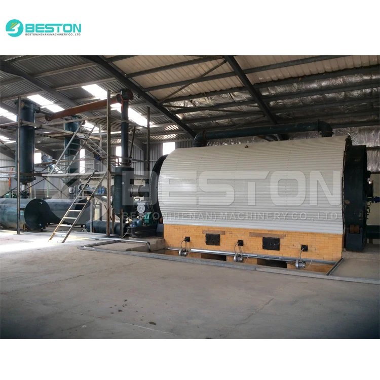 Beston Quick installation used tire to fuel pyrolysis plant