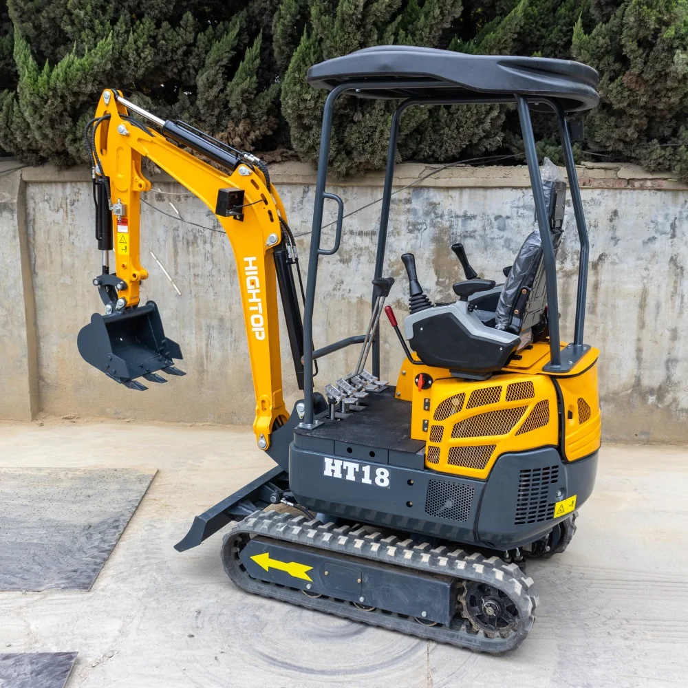 CE EPA за домаћинство и фарму 1,8 тоне мали гусенични копач микрокопач мини екскаватор са окретним стрелом