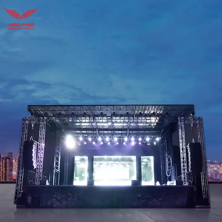 SINOSWAN  ST170Pro Customized Mobile Stage for Crusade Truck Evangelism Stage Truck Event Trucks