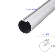 Customized quality reliable 38MM aluminum alloy tube round tube rollers cortinas for roller blind tube