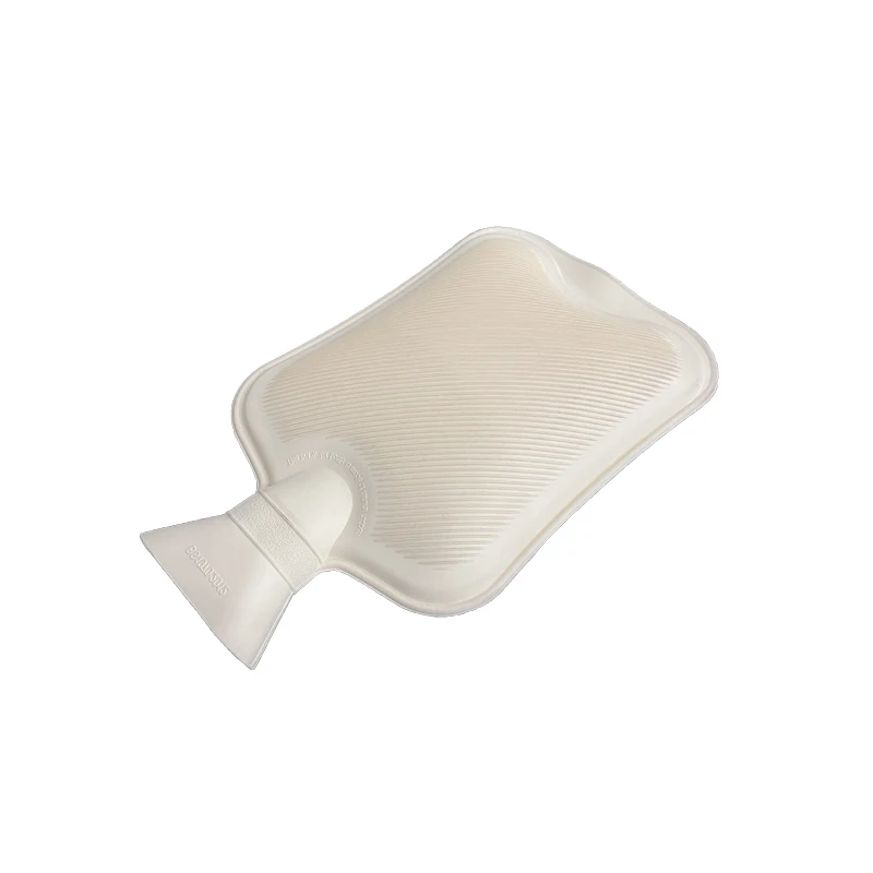 Natural rubber hot water bag 2000ml hot water bottle factory