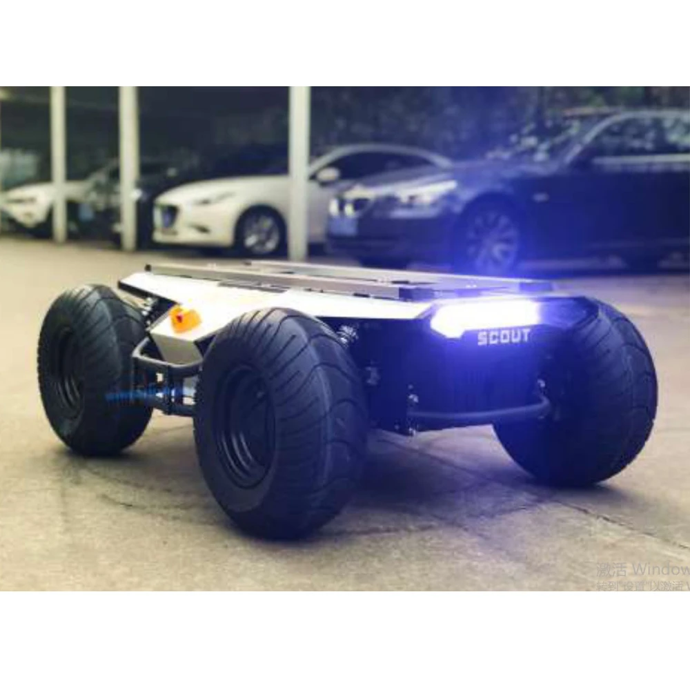 Unmanned Ground Vehicle Used For Surveillance Inspection With Independent Suspension