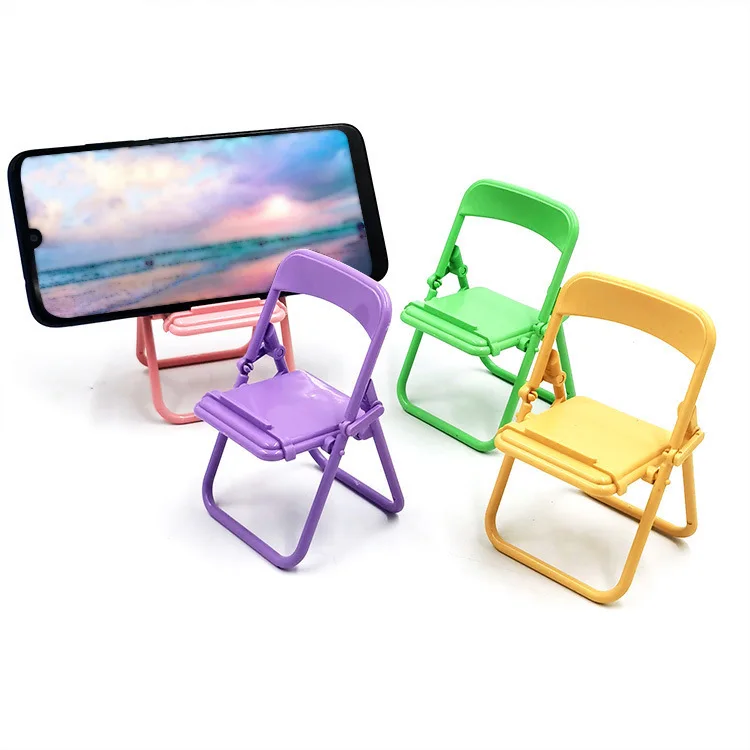 Adjustable portable plastic mobile phone holder