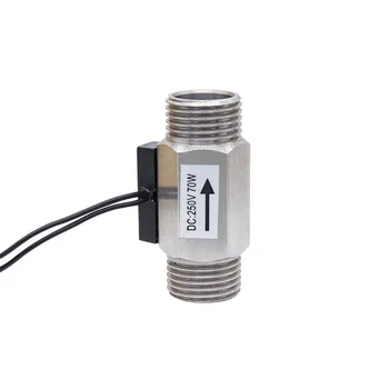 Capteur De Débit D’Eau 1 Pouce DN25 Acier Inoxydable 24V – Robinet & Clapet Anti-Retour Intégré