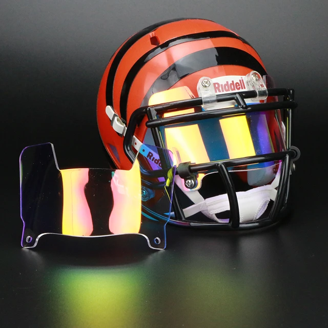 CINCINNATI BENGALS NFL Football Helmet with NIKE BLACK Visor / Eye Shield