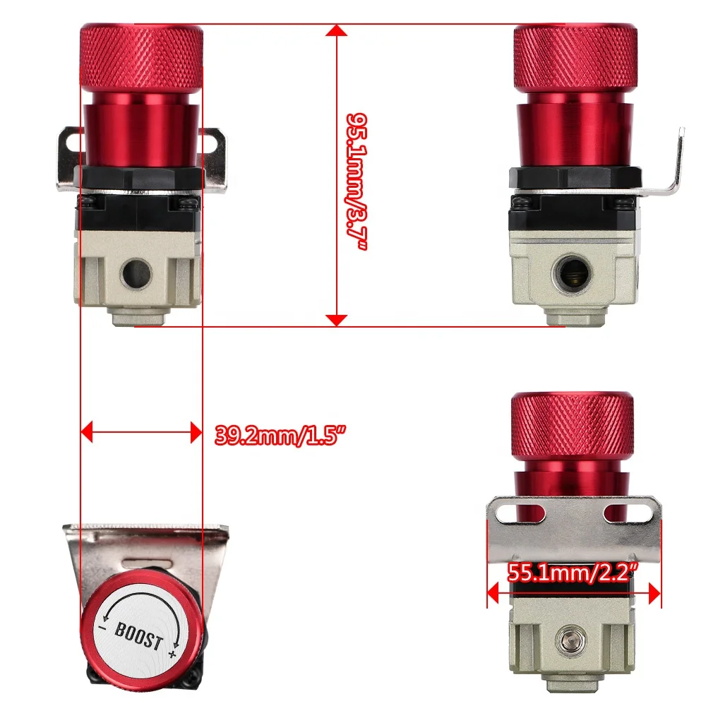 T2 UNIVERSAL ADJUSTABLE MANUAL GAUGE TURBO BOOST CONTROLLER 1-150 PSI SR20DET SR PQY5811