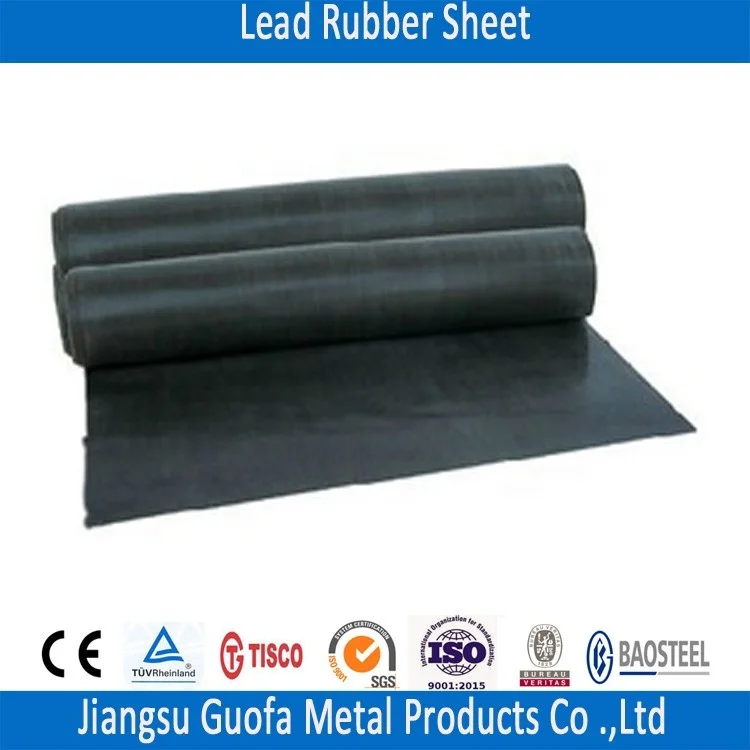 X Ray Shielding 0.25mmPb Protective Lead Rubber Sheets
