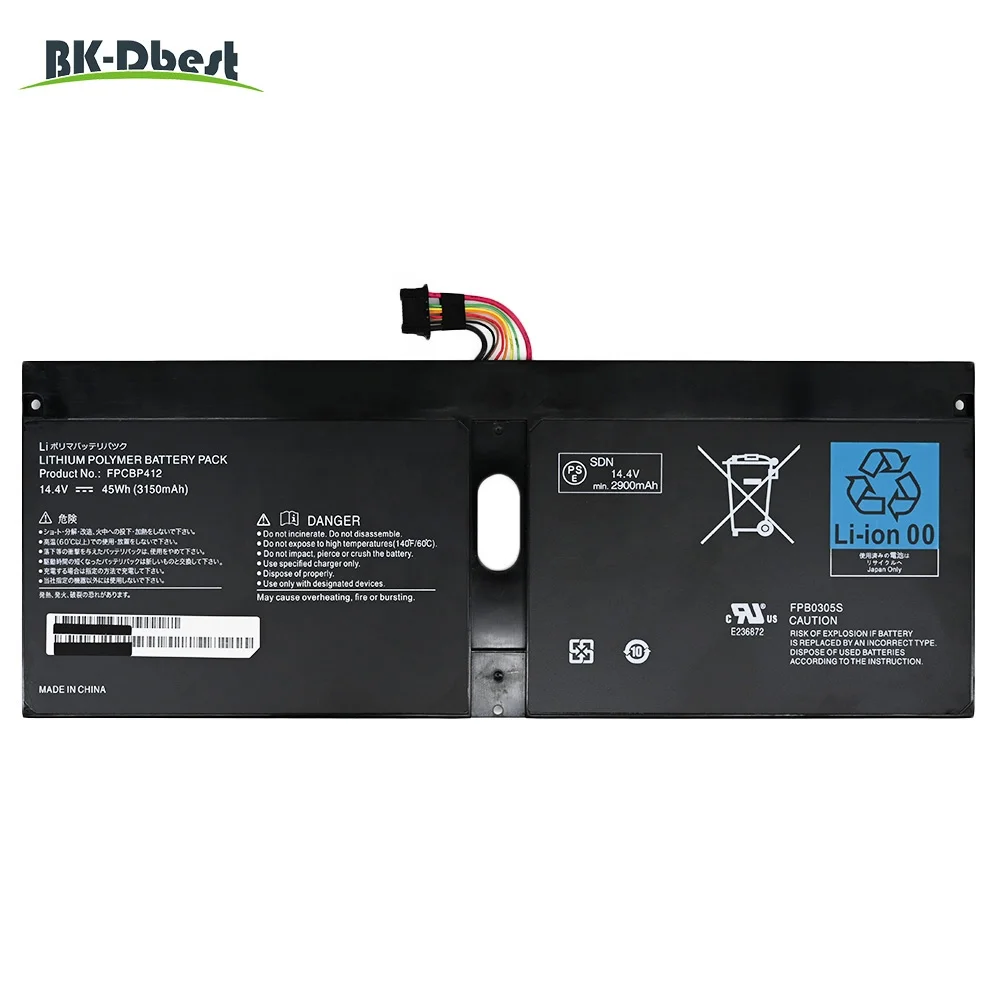 Vhbw Batteria Compatibile Per Notebook Fujitsu LifeBook | E8410, E8280, E8420 | 4400mAh, 14,4V, Li-Ion | Sostituisce FPCBP175