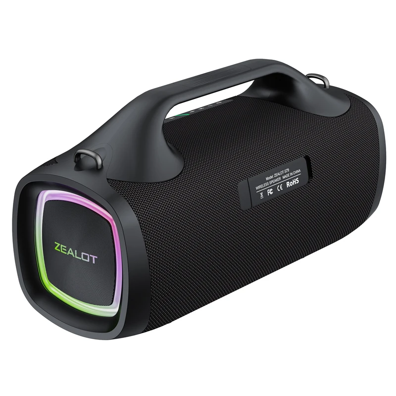 ZEALOT S79 Waterproof Bluetooth Speaker - 100watts RGB Light