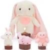 Set di peluche coniglietto 4 in 1