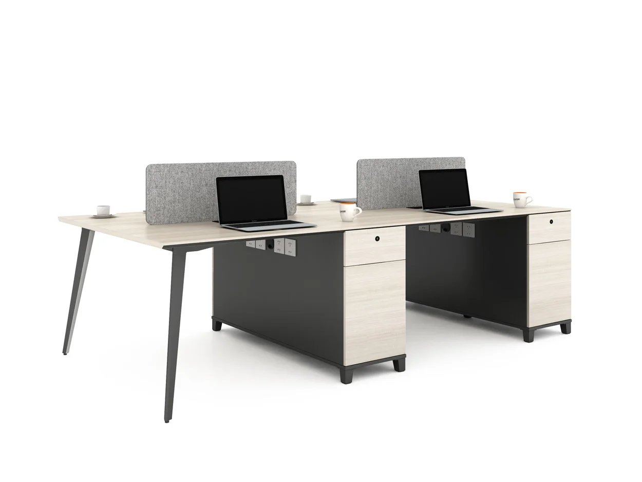 Modern Design Executive Office Desk 2 4 6 8 Staffs Workstation Desk Table Office Desk and Chair Set