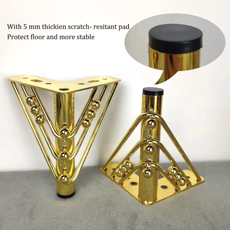 WELLTOP Furniture Accessories - Durable Metal Legs WELLTOP Furniture Accessories - Durable Metal Legs