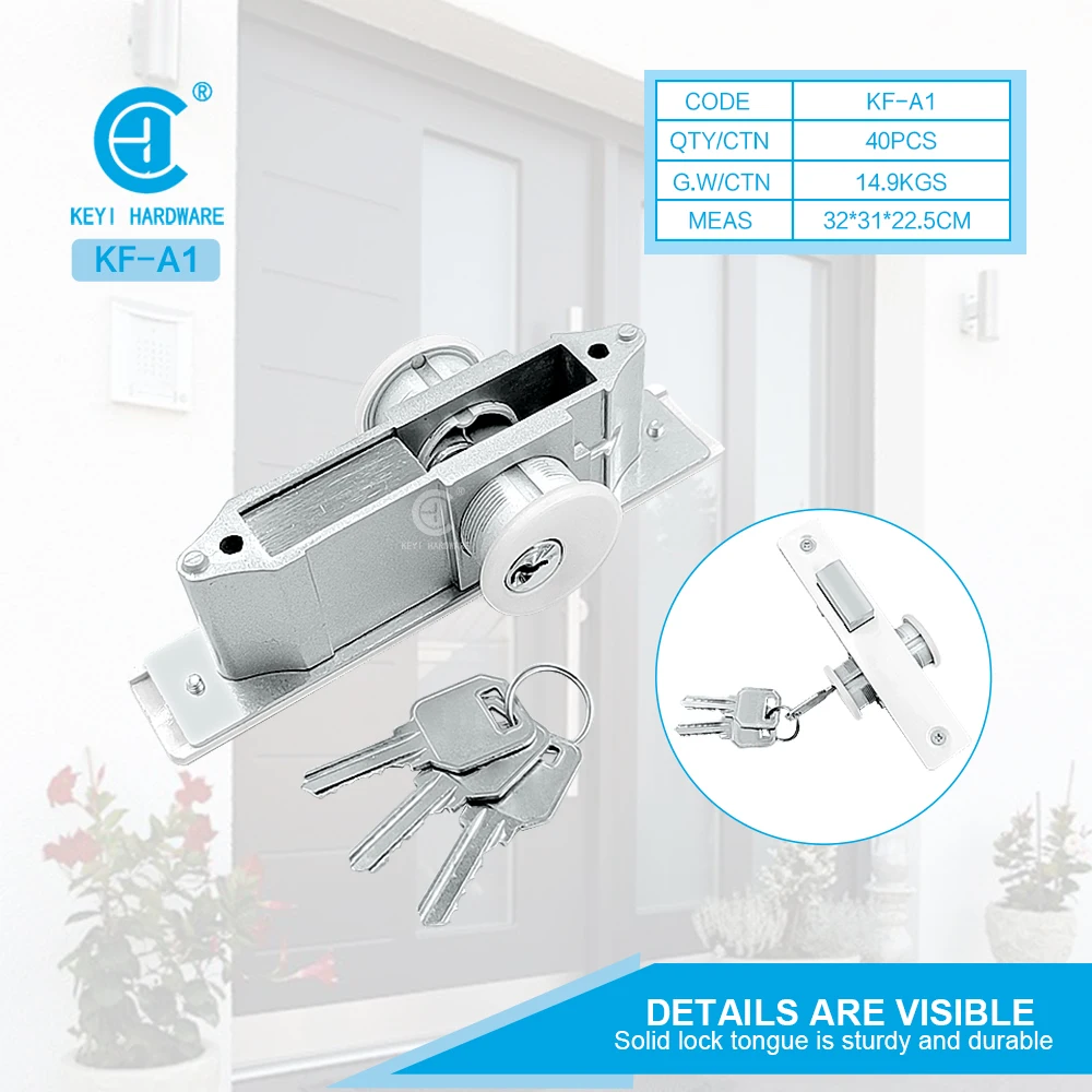Wholesale Philippine Stainless Steel Glass Door Lock Aluminum Alloy